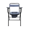 Cómodo tipo Silla Plegable de Acero con Descansa brazos