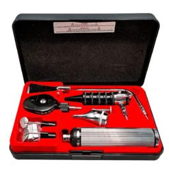 Estuche Instrumental con Luz Halógeno de Diagnóstico Médico