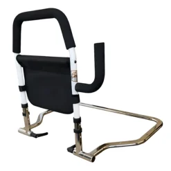 Alternative view of Barandal de apoyo con agarradera y bolsa para cama