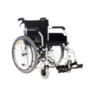 Silla de ruedas 20" todo terreno con descansa pies abatibles y freno de asistencia