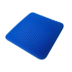 Alternative view of Cojín asiento portátil de gel con funda negra - Marca Super Confort