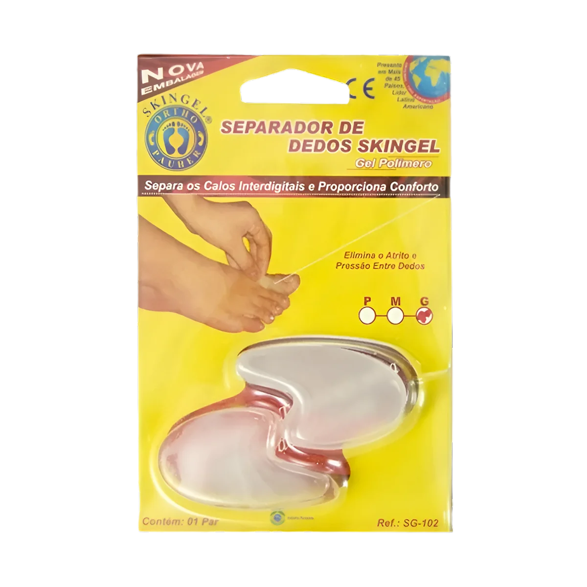 Separador de Dedos Silicona