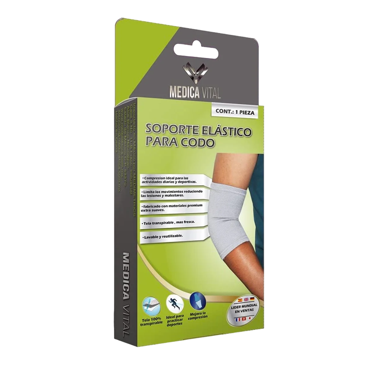 Soporte Elástico para Codo