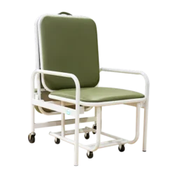 Silla-Cama de Acero para Acompañante