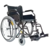 Silla de Ruedas 18" Todo Terreno con Descansa Pies Abatible y Bomba