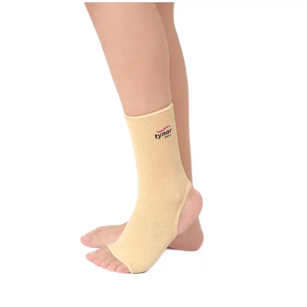 Par de Tobillera Elásticas Beige