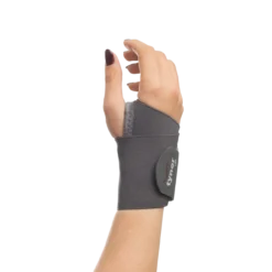 Alternative view of Muñequera Unitalla Elástica con Orificio para Pulgar Gris