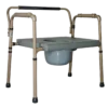 Cómodo Bariátrico Plegable de Acero con Descansabrazos