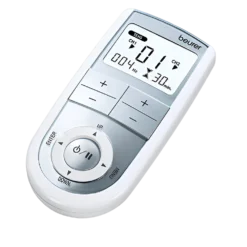 Electroestimulador tens/ems 2 canales 3 en 1: tens (nervios, dolor), ems (músculos) masaje (relajación) 4 electrodos 50 programas (tens/ems/masaje) función de doctor: para una coordinación ideal con su terapia personal