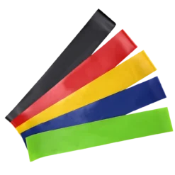 Kit de Ligas de Resistencia 5 Colores (Extra Ligero, Ligero, Medio, Duro, Extra Duro)