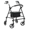 Andadera Rollator de Acero Negra