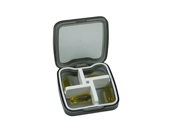 Pastillero Organizador de 4 Divisiones