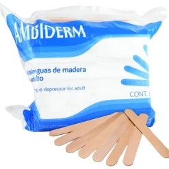 Abatelenguas de Madera 25 Piezas No Esteril Ambiderm