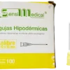 Aguja Hipodérmica Amarilla Desechable 20Gx38mm - Sensi Medical