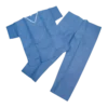 Set quirúrgico (filipina, pantalón, gorro, cubre boca y bota para cirujano)