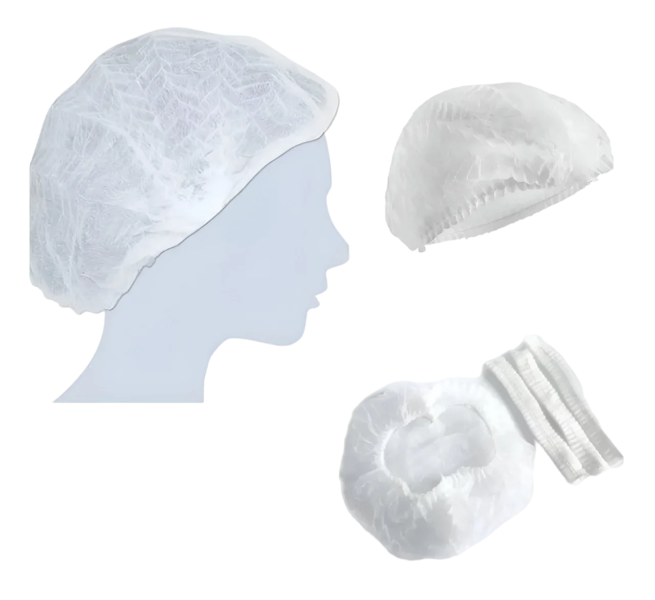 Paquete de Cofias Blancas 100pz
