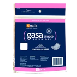 Gasa Esteril 10x10 cm 12 Capas - Paquete con 10 Piezas