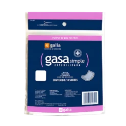 Gasa Esteril 8 capas 10X10 - Bolsa c/10