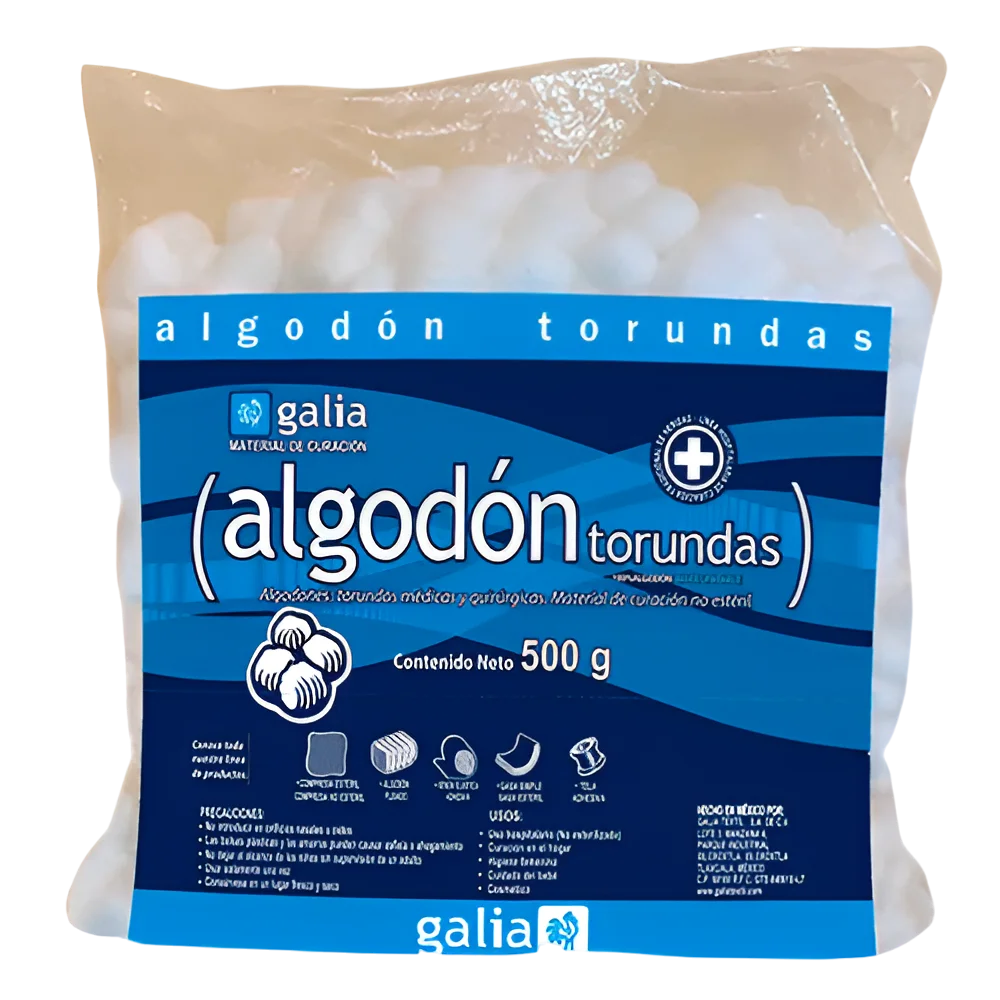 Algodón Torunda - Bolsa 500g